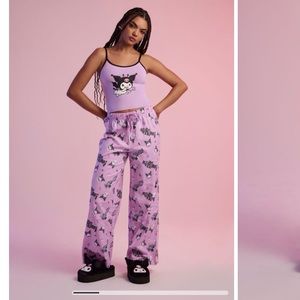 Hello Kitty x Forever 21 Hello Kitty Flannel Pajama Pants Size Small